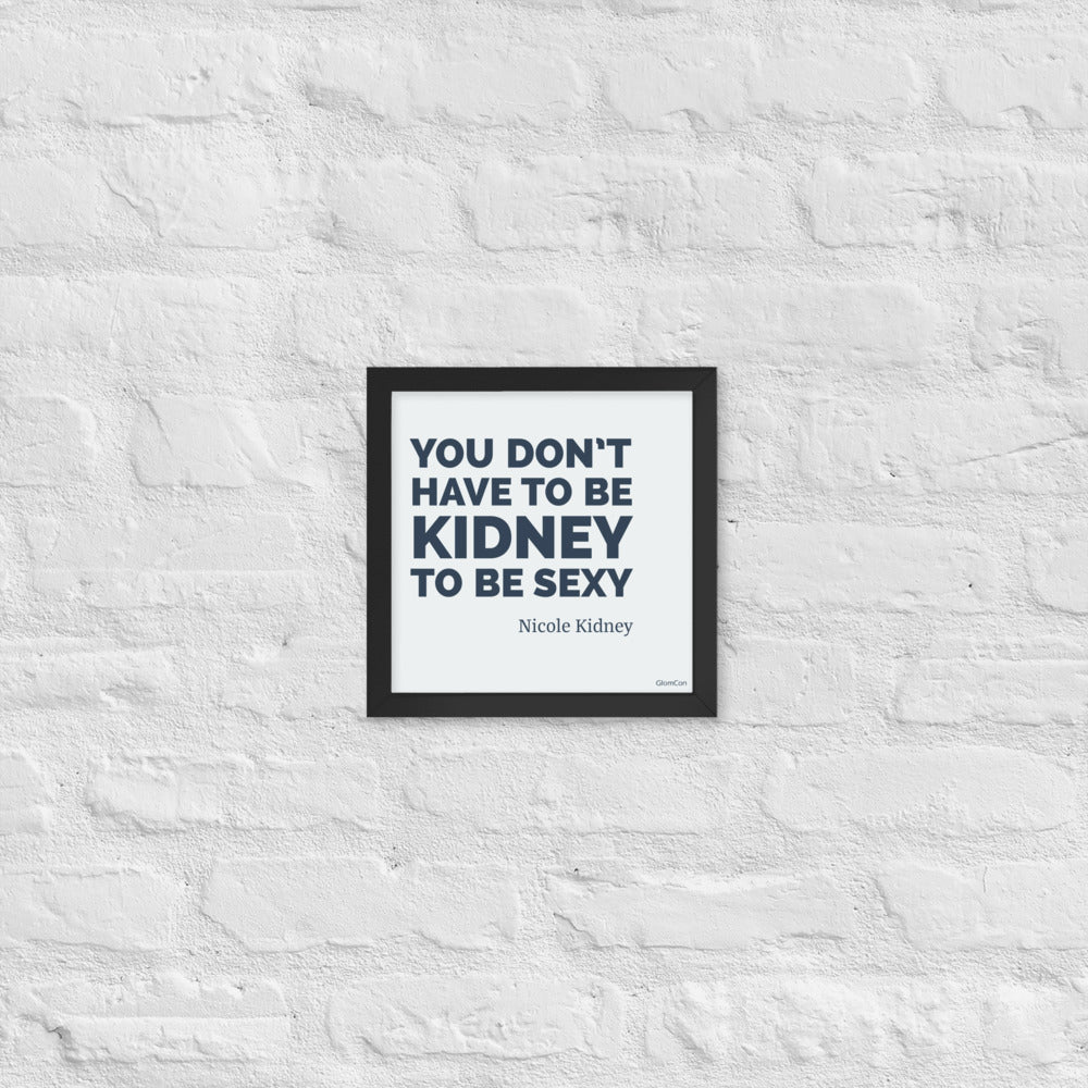 Nicole Kidney - Framed poster