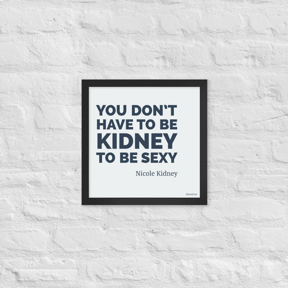 Nicole Kidney - Framed poster