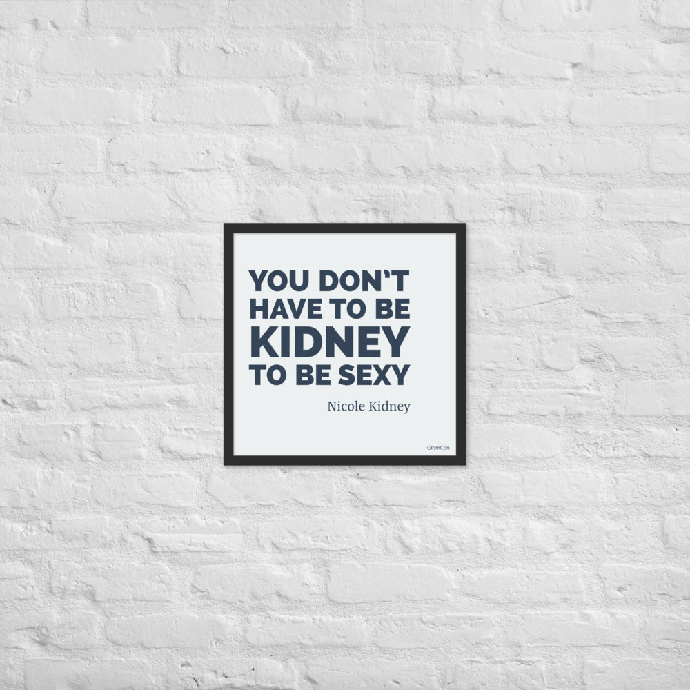 Nicole Kidney - Framed poster