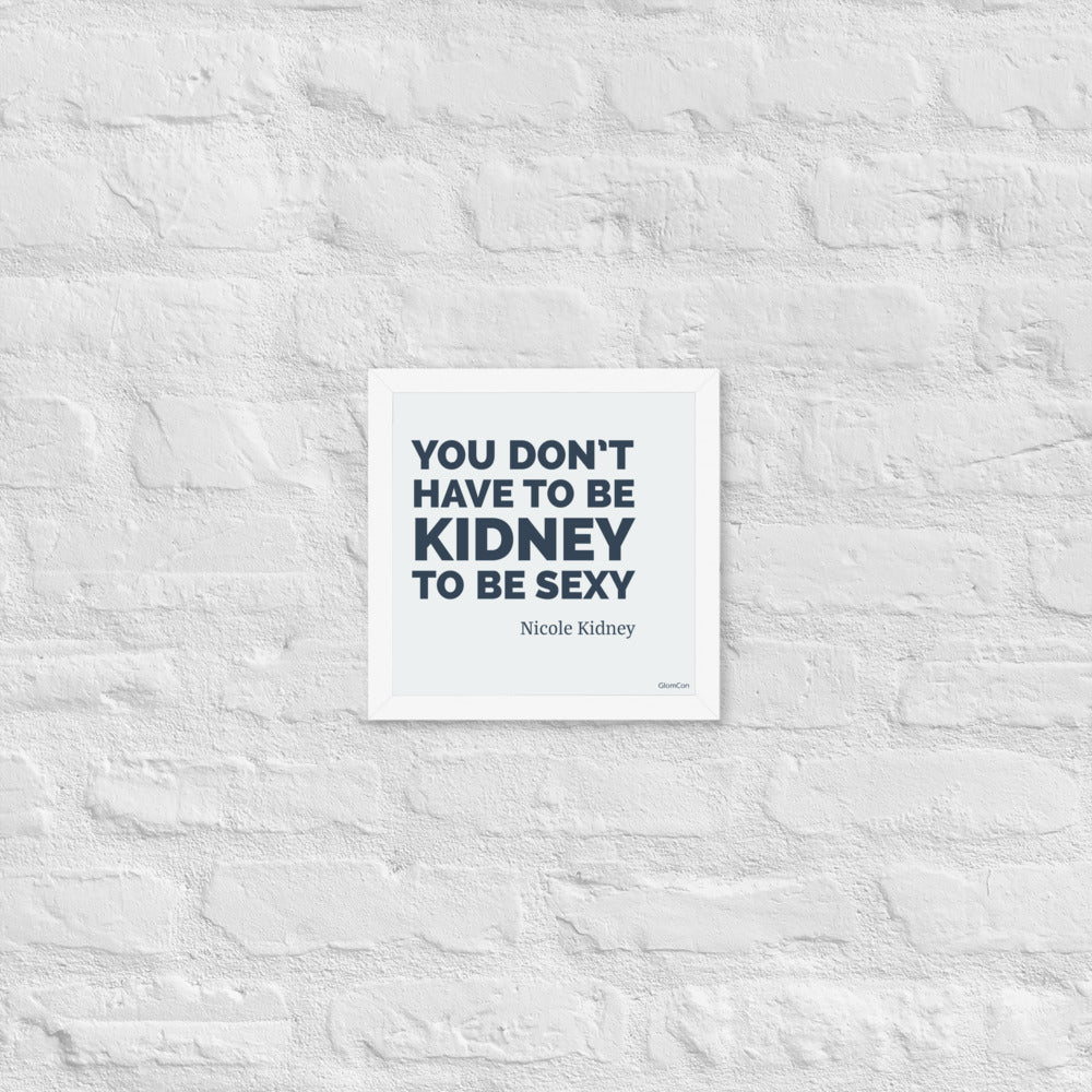 Nicole Kidney - Framed poster