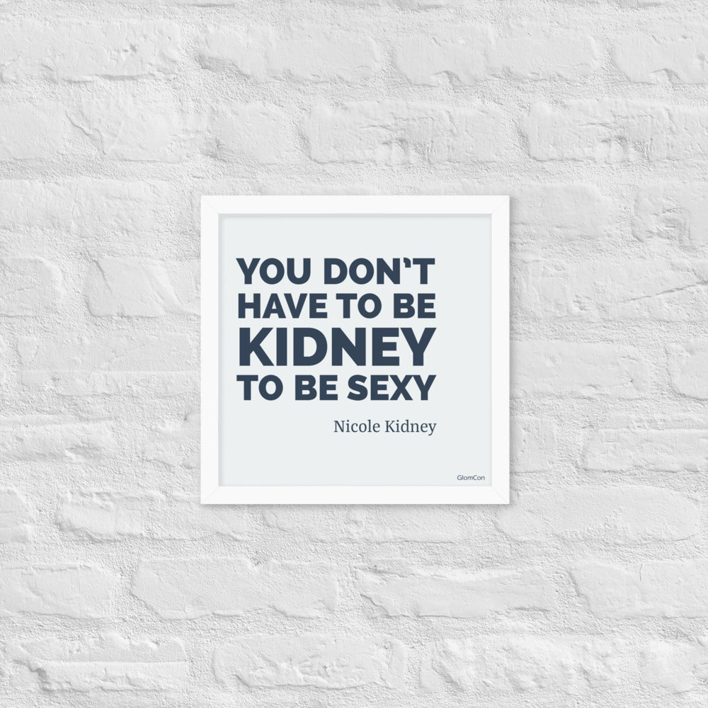 Nicole Kidney - Framed poster